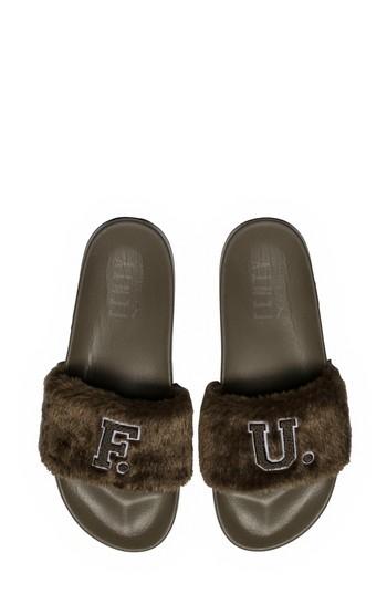 Women's Fenty Puma By Rihanna Lead Cat Slide Sandals M - Green