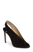 Women's Jimmy Choo Shar Peep Toe Slingback Pump Us / 36eu - Black