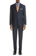 Men's Canali Classic Fit Herringbone Wool Suit