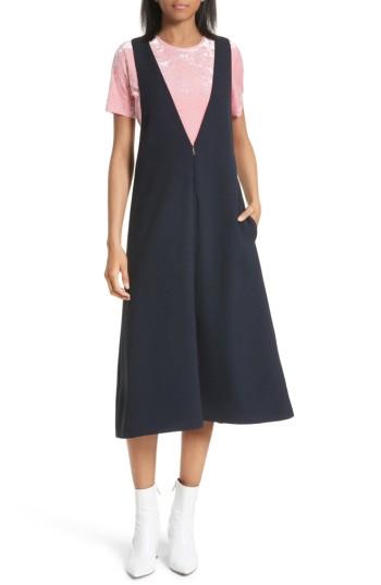 Women's Tibi Mica Crepe Jumper