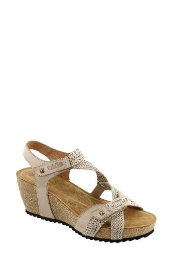 Women's Taos Julia Wedge Sandal Eu - Grey