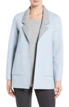 Women's Eileen Fisher Double Face Brushed Wool Notch Collar Jacket