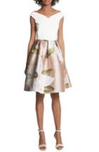 Women's Ted Baker London Chatsworth Fit & Flare Dress - Beige