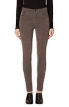 Women's J Brand '815' Mid Rise Velveteen Super Skinny Jeans - Grey