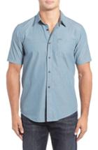 Men's Hurley Lenny Woven Shirt - Grey