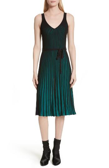 Women's Kenzo Bicolor Rib Knit Dress
