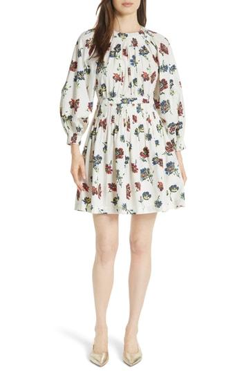 Women's Ulla Johnson Joelle Floral Print Dress - Beige