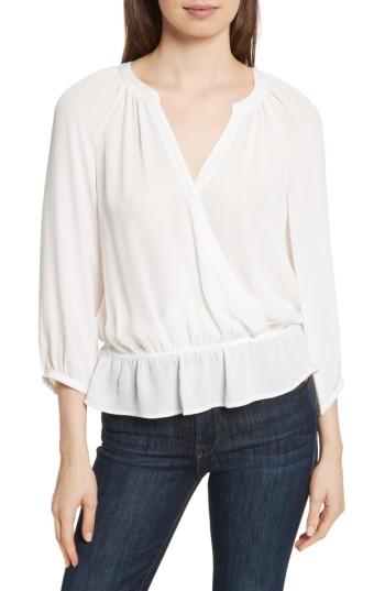 Women's Joie Louvre Silk Top, Size - White