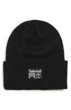 Men's Timberland Pro Logo Patch Beanie - Black