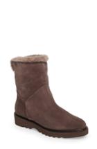 Women's Aquatalia Kimberly Weatherproof Genuine Shearling Bootie M - Grey