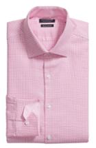 Men's Tailorbyrd Anson Trim Fit Check Dress Shirt .5 - 32/33 - Pink