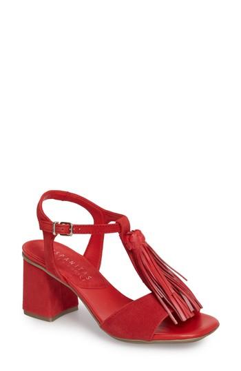 Women's Hispanitas Schulyer T-strap Sandal .5us / 35eu - Red