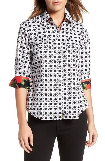 Women's Foxcroft Wicker Print Shirt