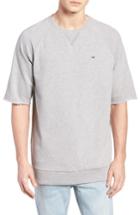 Men's Tommy Jeans Short Sleeve Crewneck Sweatshirt - Grey