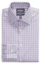 Men's Bonobos Bromley Slim Fit Check Dress Shirt .5 33 - Purple