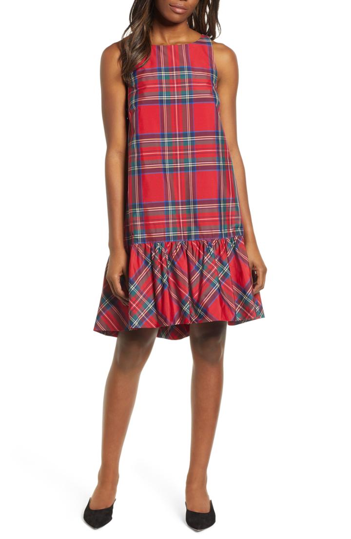 Women's Vineyard Vines Amelia Jolly Plaid Swing Dress