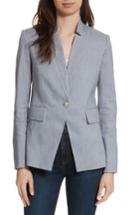 Women's Veronica Beard Upcollar Jacket - Grey