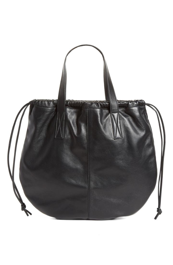 Victoria Beckham Helmet Lambskin Bucket Bag -