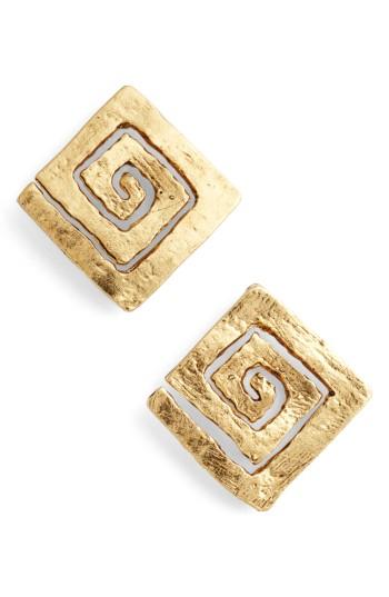 Women's Karine Sultan Square Stud Earrings