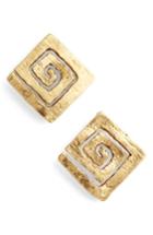 Women's Karine Sultan Square Stud Earrings