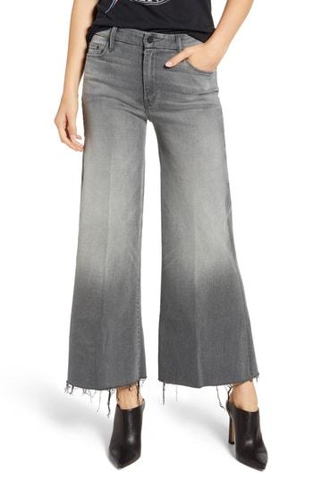 Women's Mother The Roller Ankle Fray Jeans - Grey