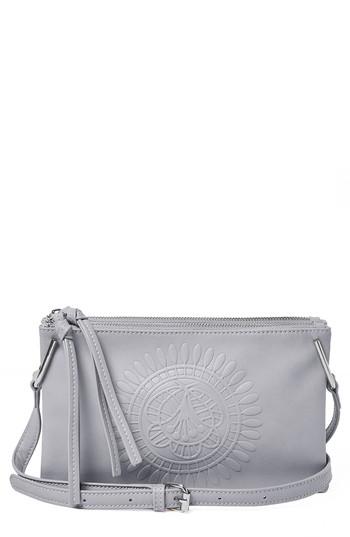 Urban Originals Flower Vegan Leather Crossbody Bag - Grey