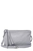 Urban Originals Flower Vegan Leather Crossbody Bag - Grey