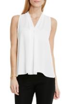 Women's Vince Camuto Sleeveless V-neck Blouse, Size - Ivory
