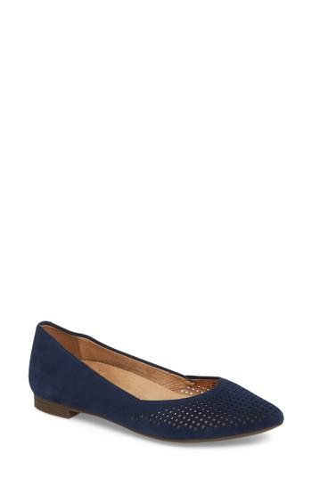 Women's Vionic Posey Flat M - Blue