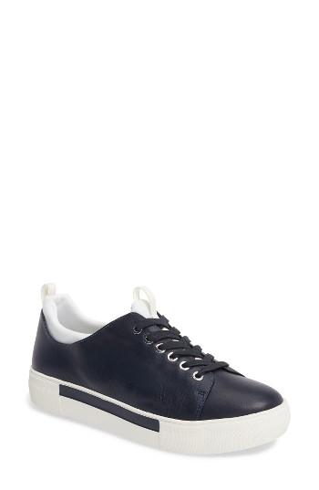 Women's Jslides Ariel Lace-up Platform Sneaker M - Blue