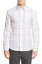 Men's Saturdays Nyc 'reed' Windowpane Plaid Sport Shirt