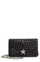 Stella Mccartney Studded Faux Leather Shoulder Bag -