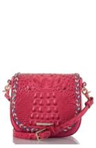 Brahmin Mini Sonny Whipstitched Leather Crossbody Bag - Pink