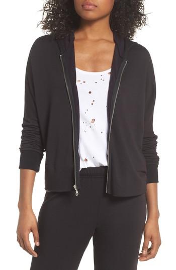 Women's Michael Lauren Sullivan Zip Hoodie - Black