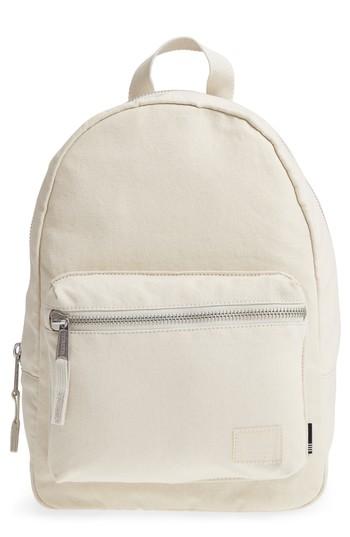 Herschel Supply Co. Grove Cotton Canvas Backpack - Grey