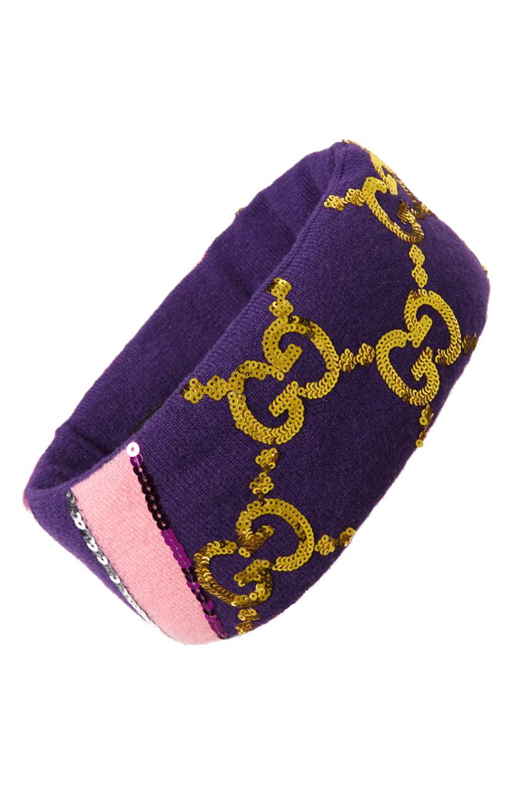 Gucci Gg Sequin Headband