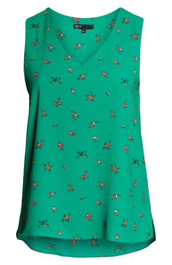 Petite Women's Gibson V-neck Shell P - Green