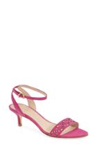 Women's Pelle Moda 'otis' Ankle Strap Sandal M - Purple