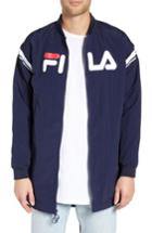 Men's Fila Hogan Long Windbreaker - Blue