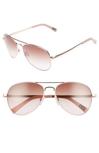 Women's Chelsea28 Alibi 59mm Metal Aviator Sunglasses - Gold- Black Epoxy