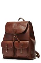 Men's Ghurka 'blazer' Leather Backpack -