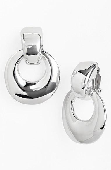 Women's Simon Sebbag Doorknocker Clip Earrings