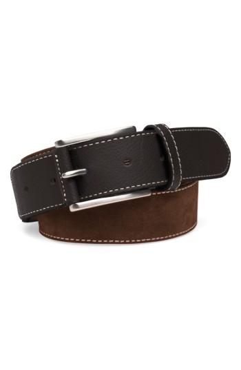 Men's Peter Millar Fall Suede Belt - Bison