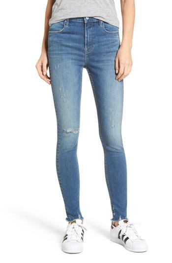 Women's Vigoss Ace Ripped Super Skinny Jeans - Blue