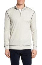Men's Vintage 1946 Drop Needle Quarter Zip Sweater, Size - Beige