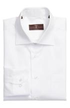 Men's Robert Talbott Tailored Fit Solid Dress Shirt - White