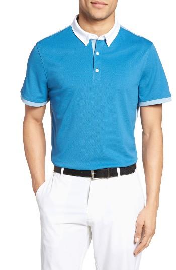 Men's Ag The Deuce Colorblock Pique Polo