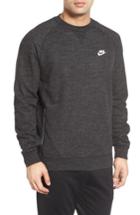Men's Nike Legacy Raglan Crewneck Sweatshirt - Black