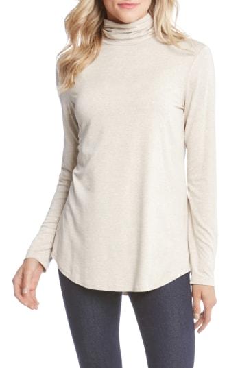 Women's Karen Kane Turtleneck Swing Top - Ivory