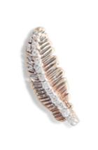 Women's Kismet By Milka Diamond Feather Single Earring